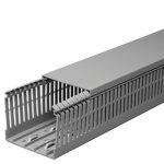 V5K - CANALETA DE CUADRO PARA CABLEADO CON TAPA GRIS RAL7030