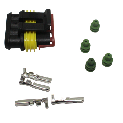 KIT CONECTORES SUPERSEAL 1.5mm - KIT-SS-4V-H