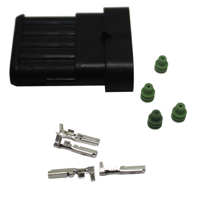 KIT CONECTORES SUPERSEAL 1.5mm - KIT-SS-4V-M